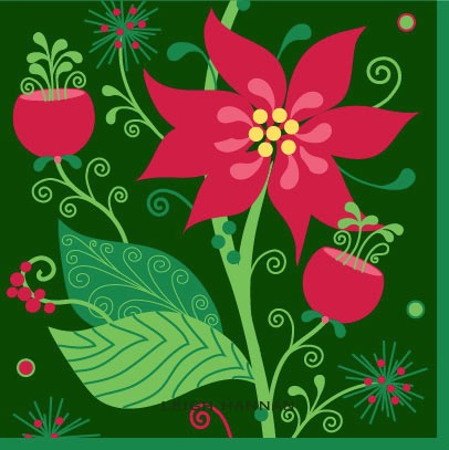 festive-flowers-napkin